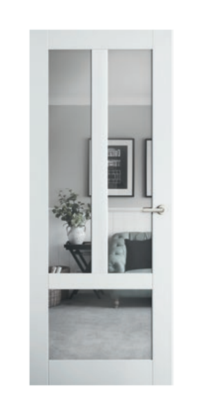 17 Internal - Moda Primed And Glazed With Clear Glass