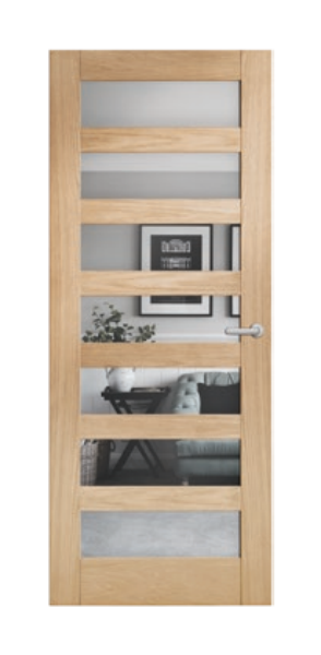 20 Internal - Moda In White Oak Veneer And Glazed With Clear Glass