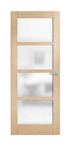 21 Internal - Moda In White Oak Veneer And Glazed With Translucent Glass