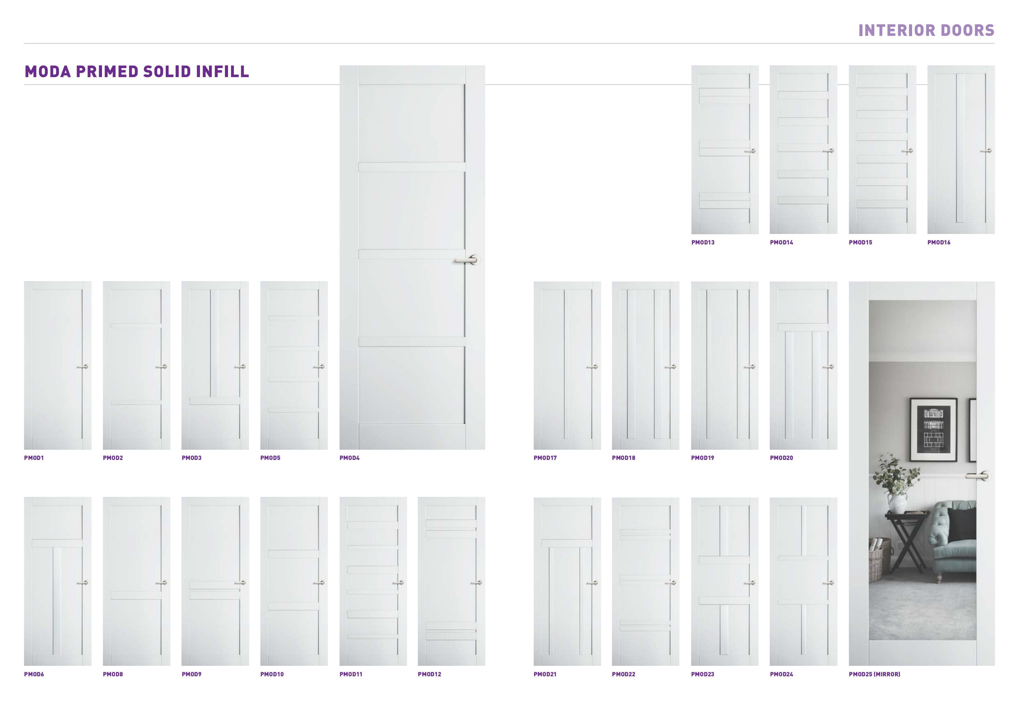 16 Internal - Moda Primed Mdf Infill