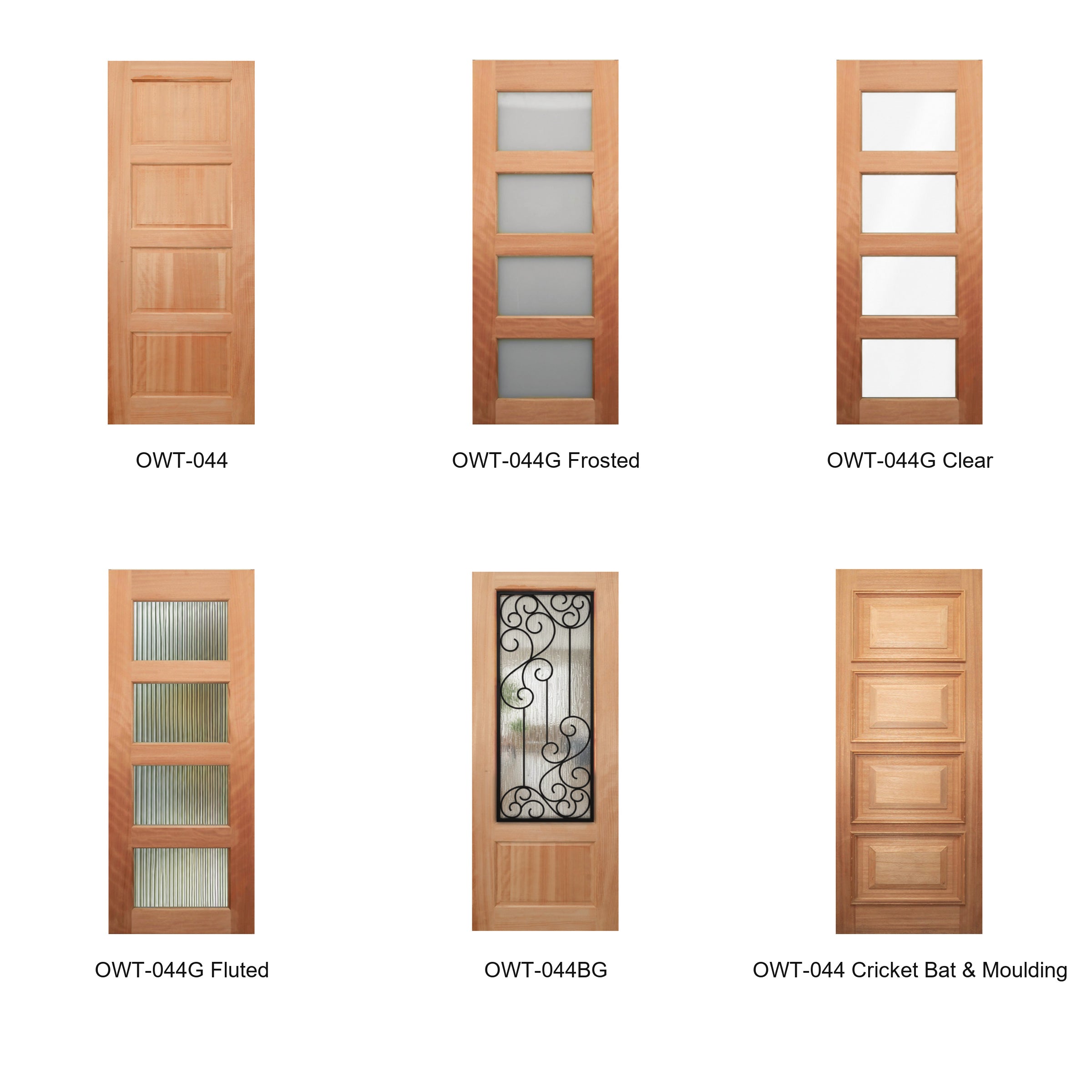 08 Entrance & Internal - French Glazed Door OWT-044 series