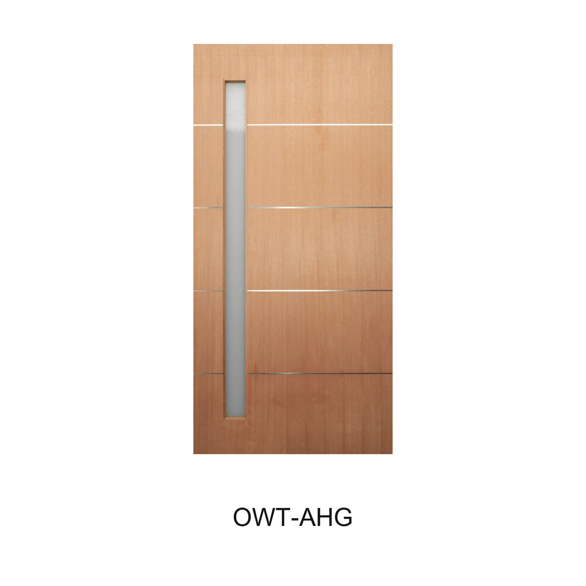 04 Entrance - Solid Engineered Timber Door with Maple Veneer (40mm)