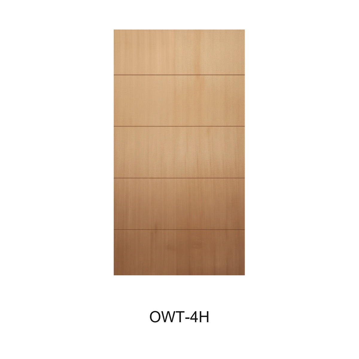 04 Entrance - Solid Engineered Timber Door with Maple Veneer (40mm)