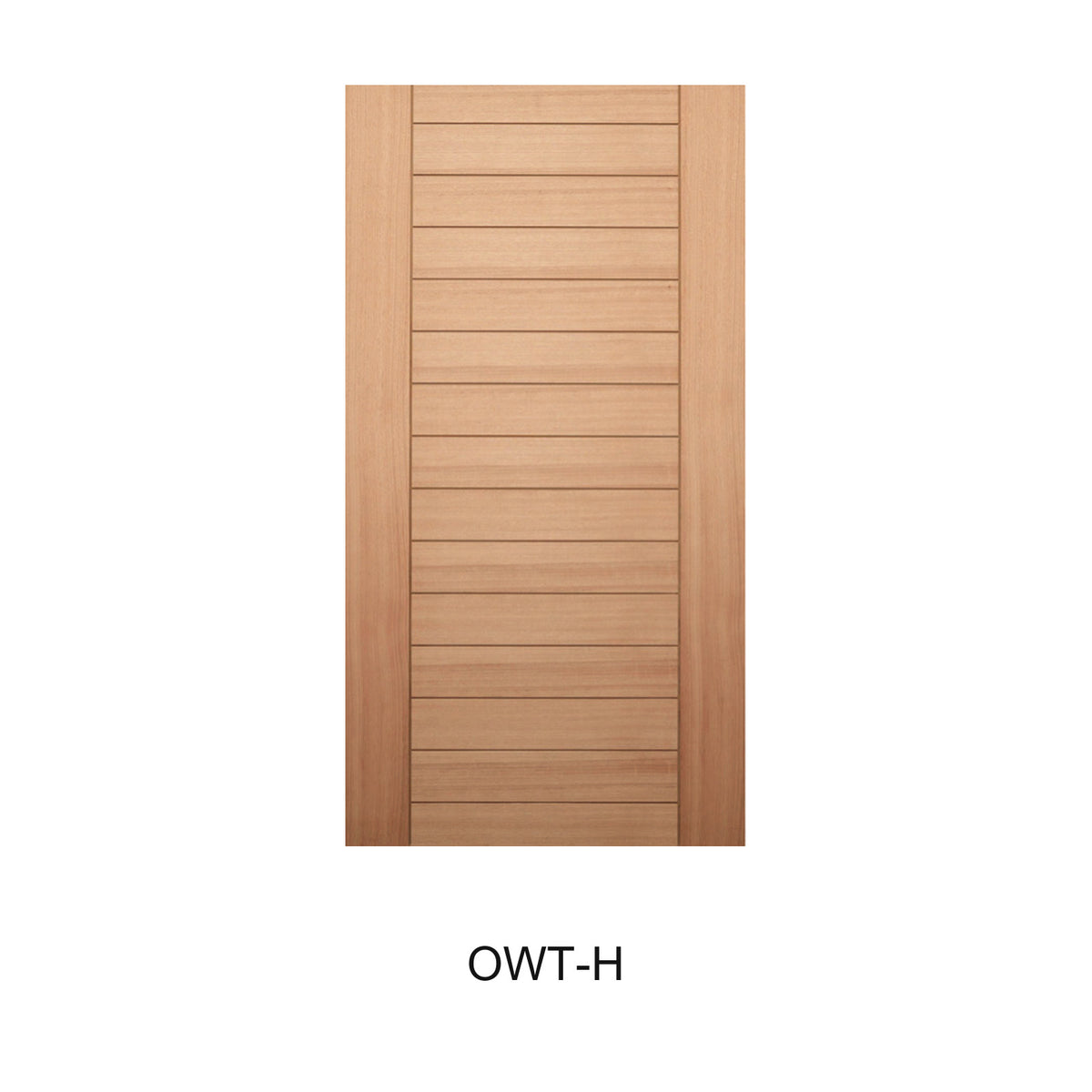 04 Entrance - Solid Engineered Timber Door with Maple Veneer (40mm)