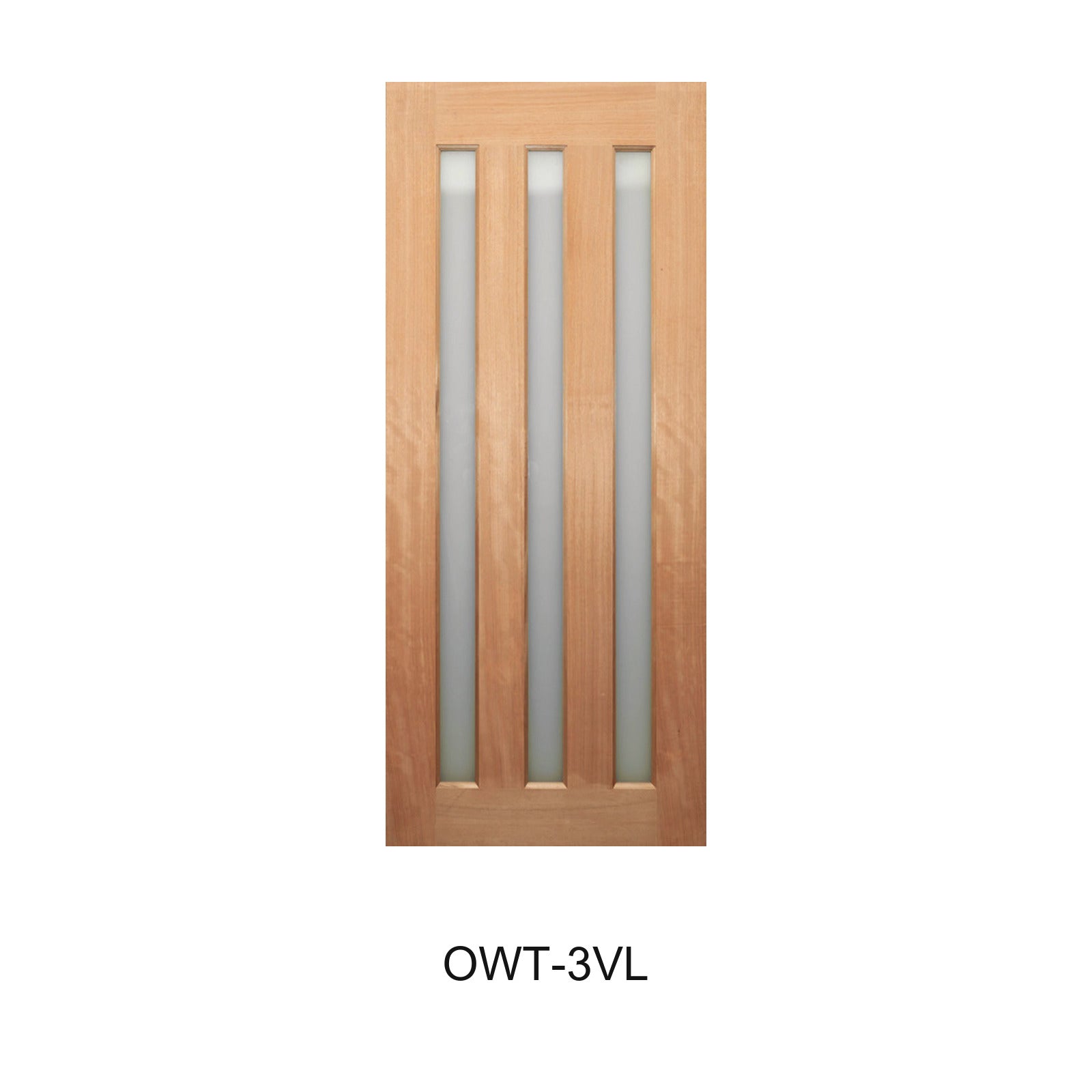 05 Entrance - Modern Glazed Solid Engineered Timber Door (40mm)