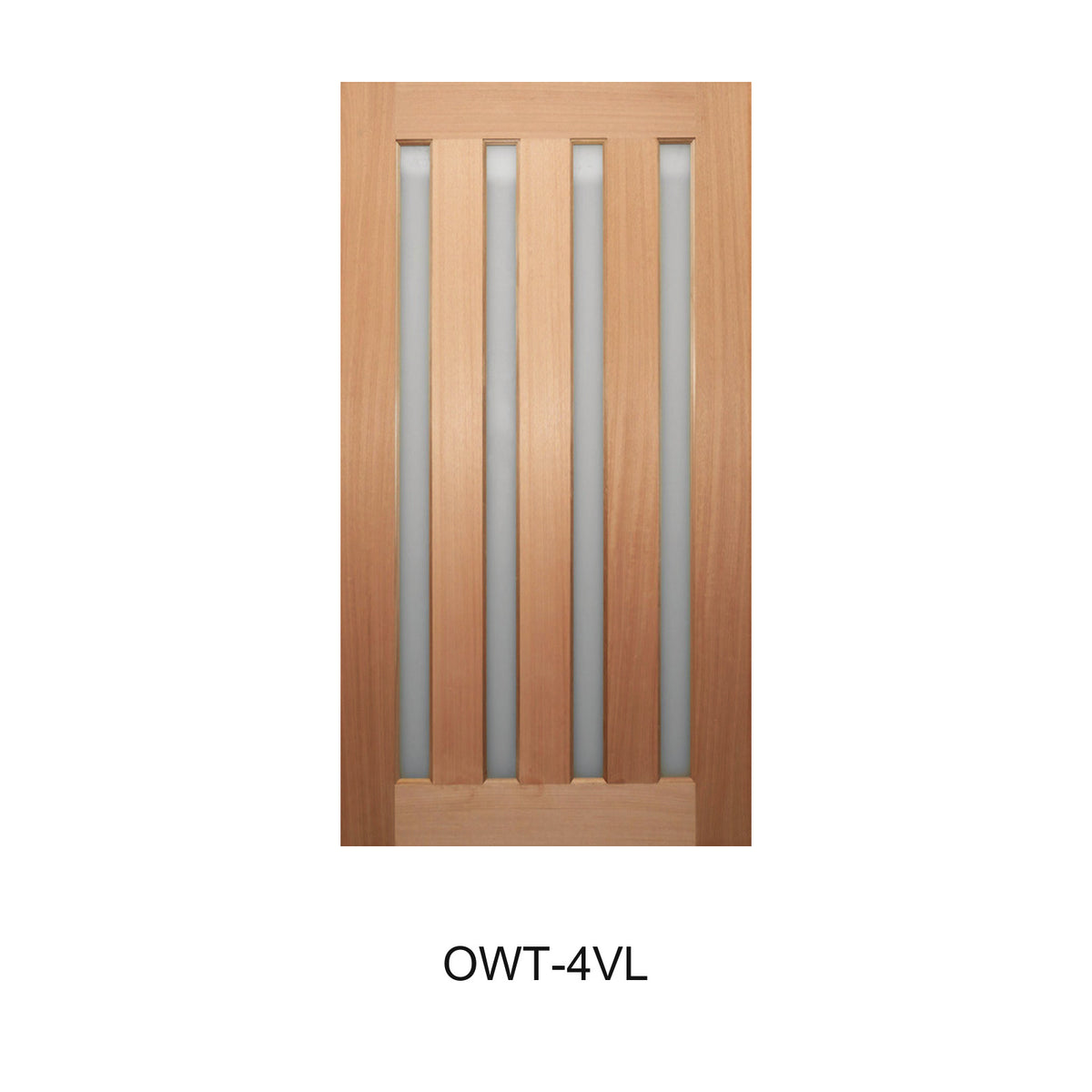 05 Entrance - Modern Glazed Solid Engineered Timber Door (40mm)