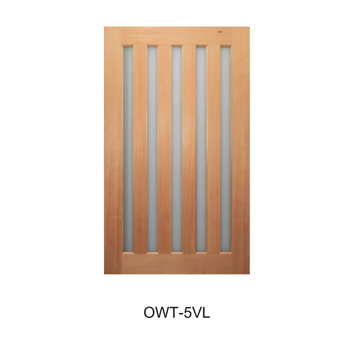 05 Entrance - Modern Glazed Solid Engineered Timber Door (40mm)
