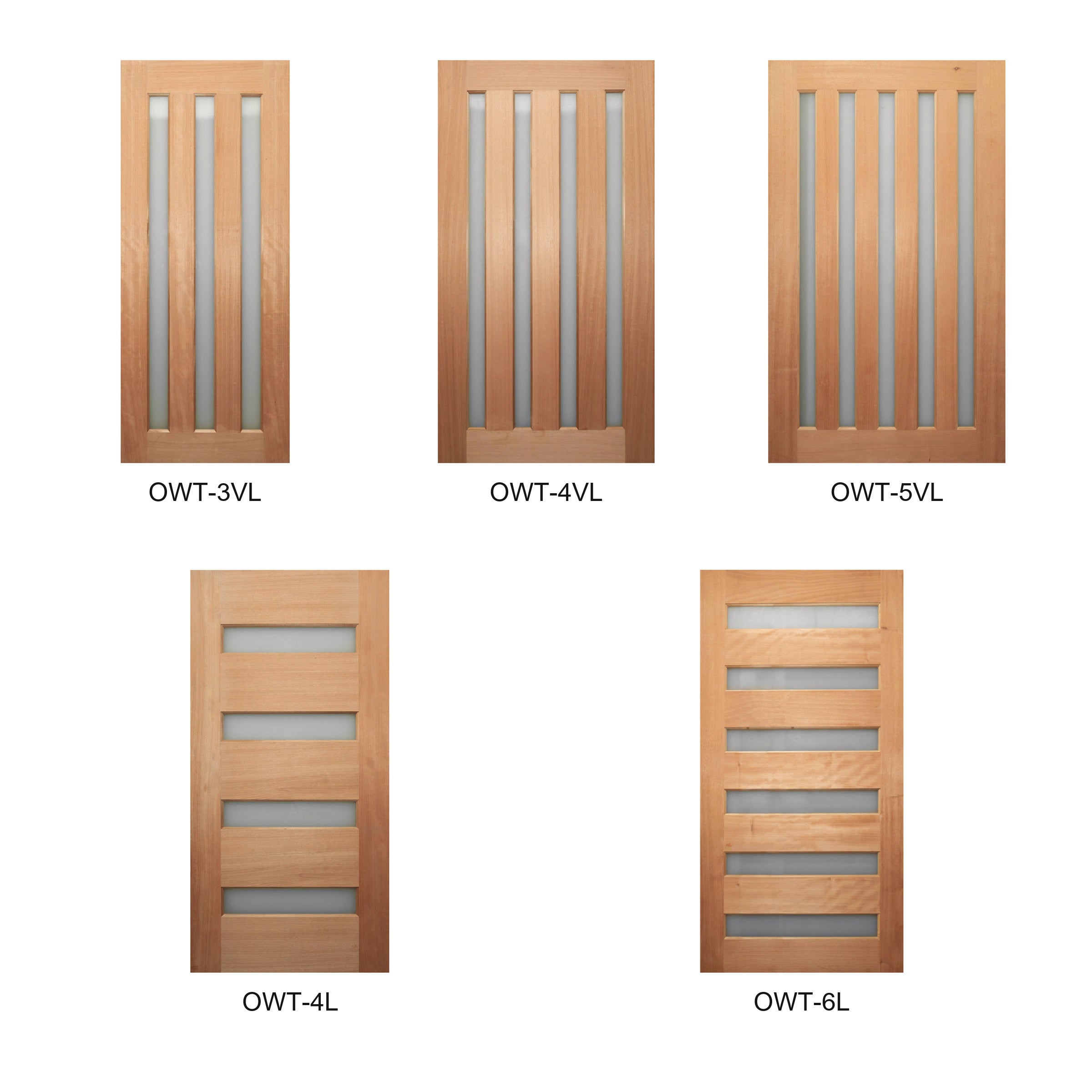 05 Entrance - Modern Glazed Solid Engineered Timber Door (40mm)