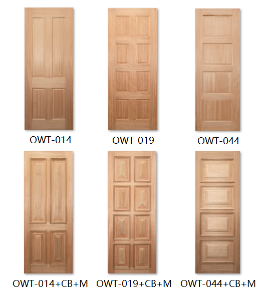 10 Entrance - Cricket Bat & Heavy Moulding Door