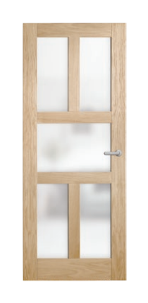 21 Internal - Moda In White Oak Veneer And Glazed With Translucent Glass