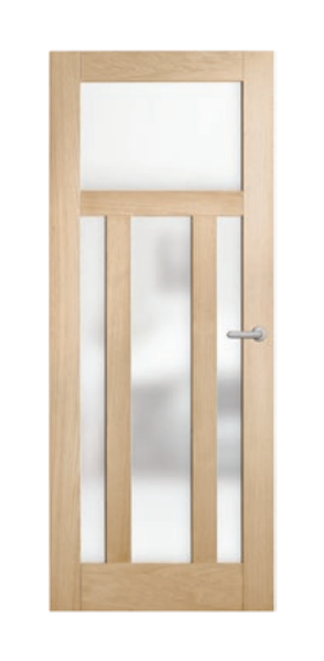 21 Internal - Moda In White Oak Veneer And Glazed With Translucent Glass