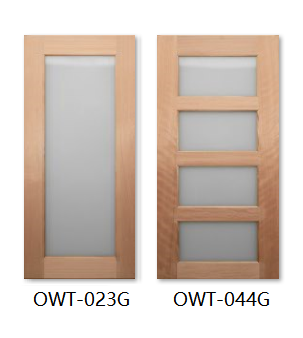 07 Entrance - Classic Glazed Solid Engineered Timber Door With Maple Veneer