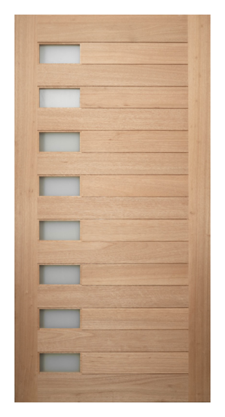 06 Entrance - Classic Glazed Full Solid Joinery Timber Door (Meranti)