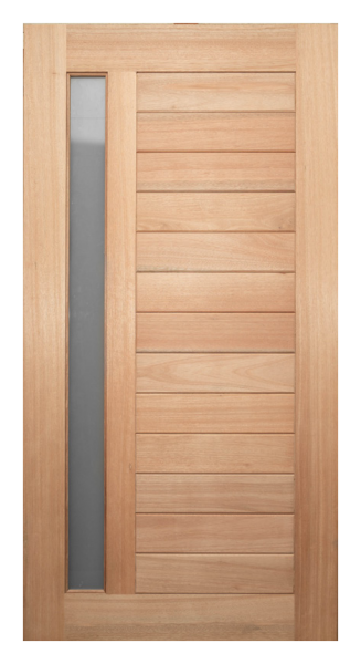 06 Entrance - Classic Glazed Full Solid Joinery Timber Door (Meranti)