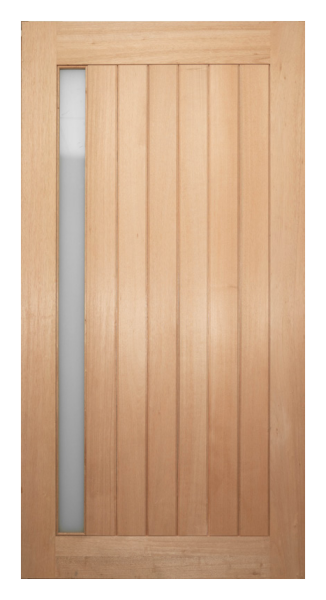 06 Entrance - Classic Glazed Full Solid Joinery Timber Door (Meranti)