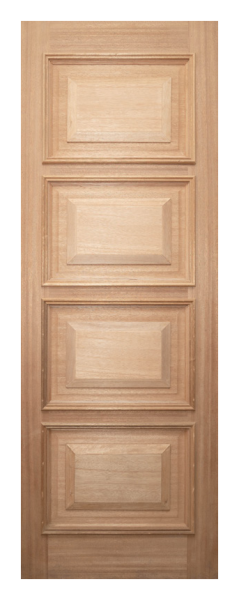 10 Entrance - Cricket Bat & Heavy Moulding Door